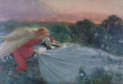 El ángel de la muerte de Domenico Morelli